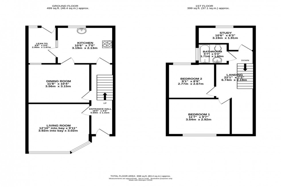 Floorplan for School Lane, Manchester, M20