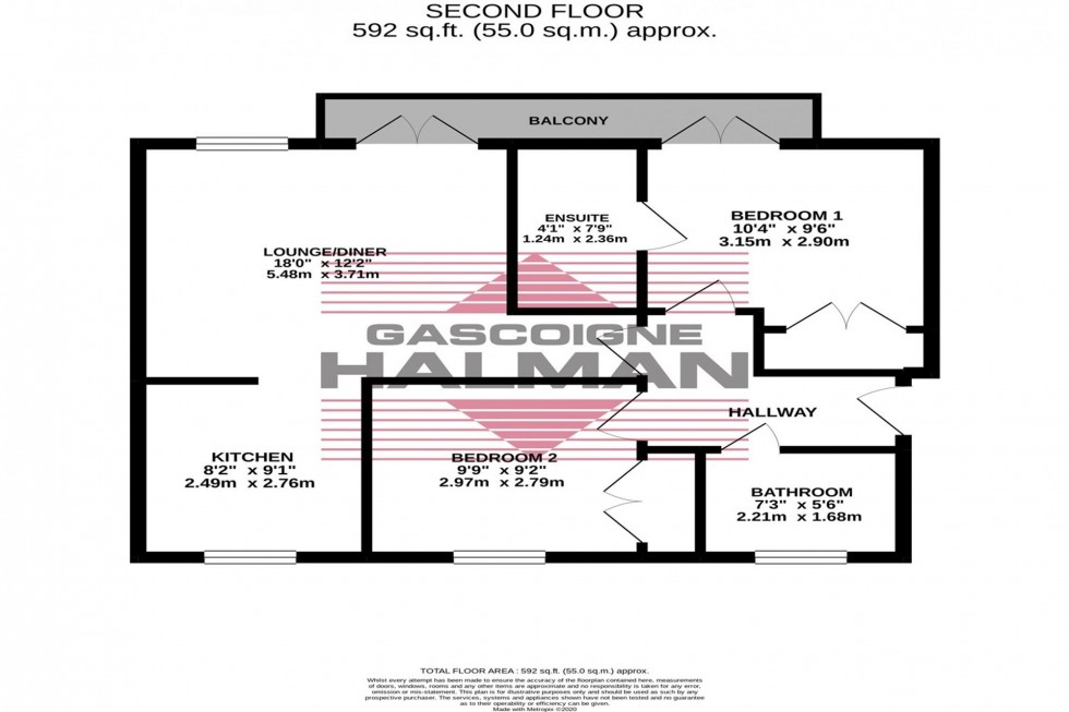 Floorplan for Wharf Road, Sale, M33