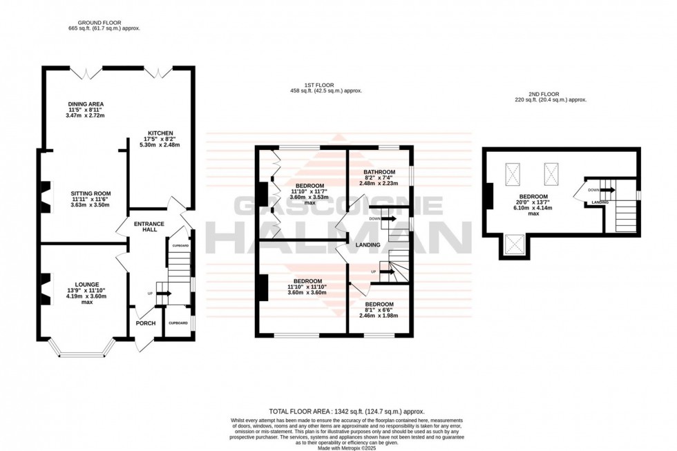 Floorplan for Cranleigh Drive, Brooklands, M33