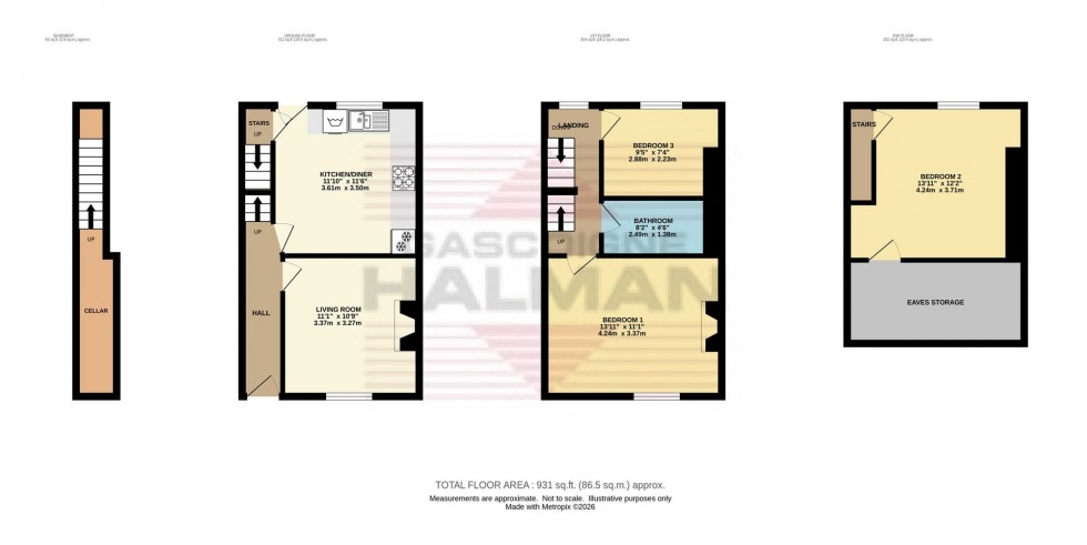 Floorplan for Duke Street, Glossop, SK13