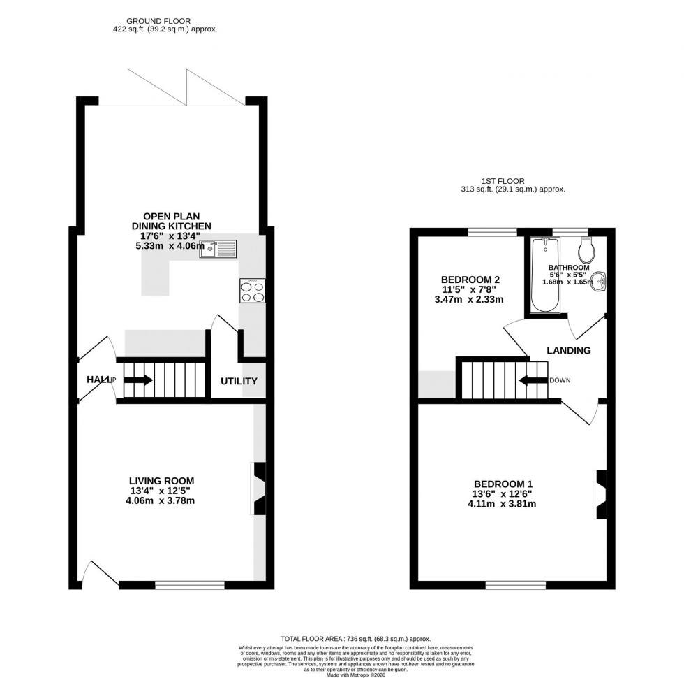 Floorplan for Park Road, Wilmslow, SK9