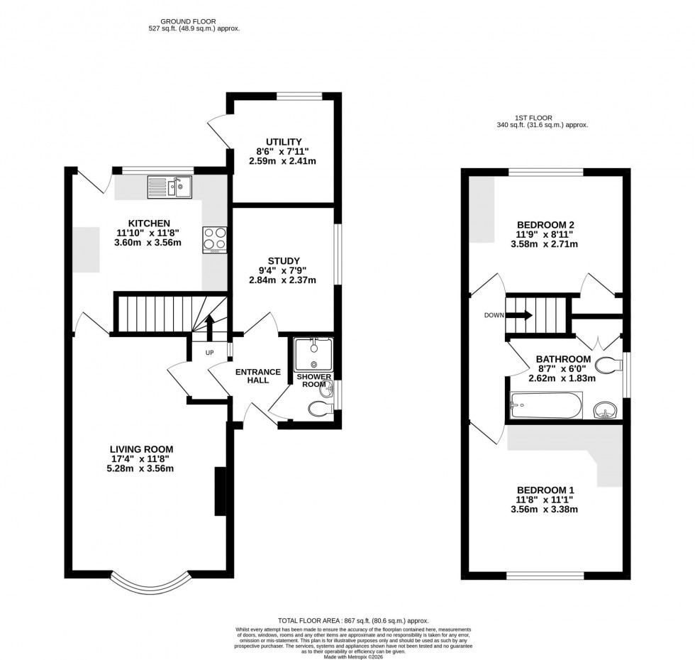 Floorplan for Bramley Close, Wilmslow, SK9