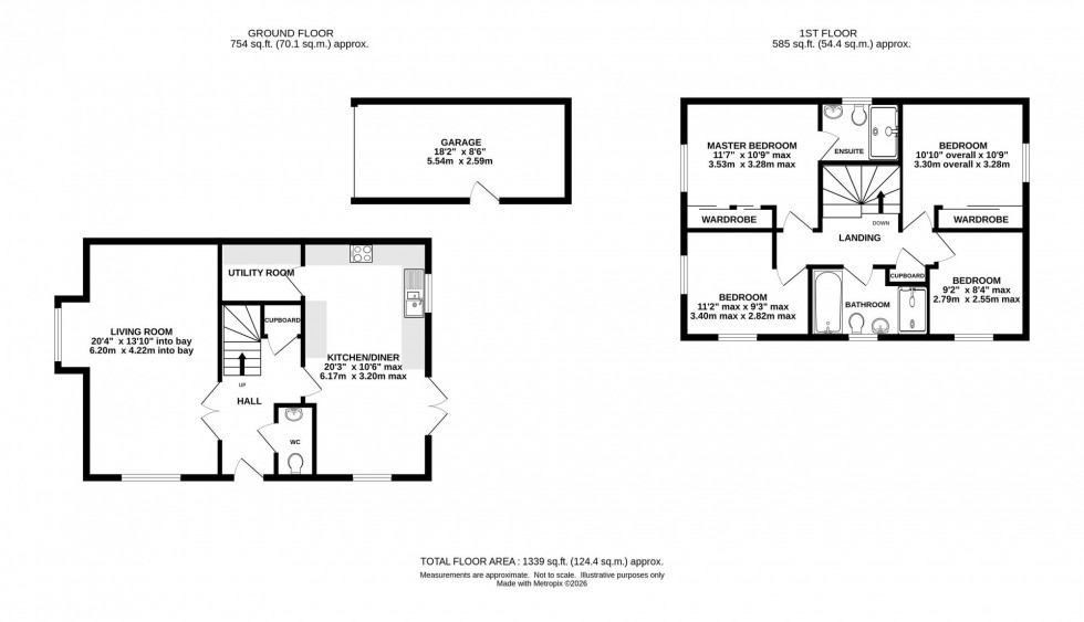 Floorplan for Violet Way, Holmes Chapel, CW4