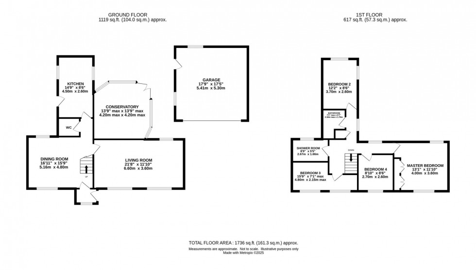 Floorplan for 32 Cliff Road, Acton Bridge, CW8