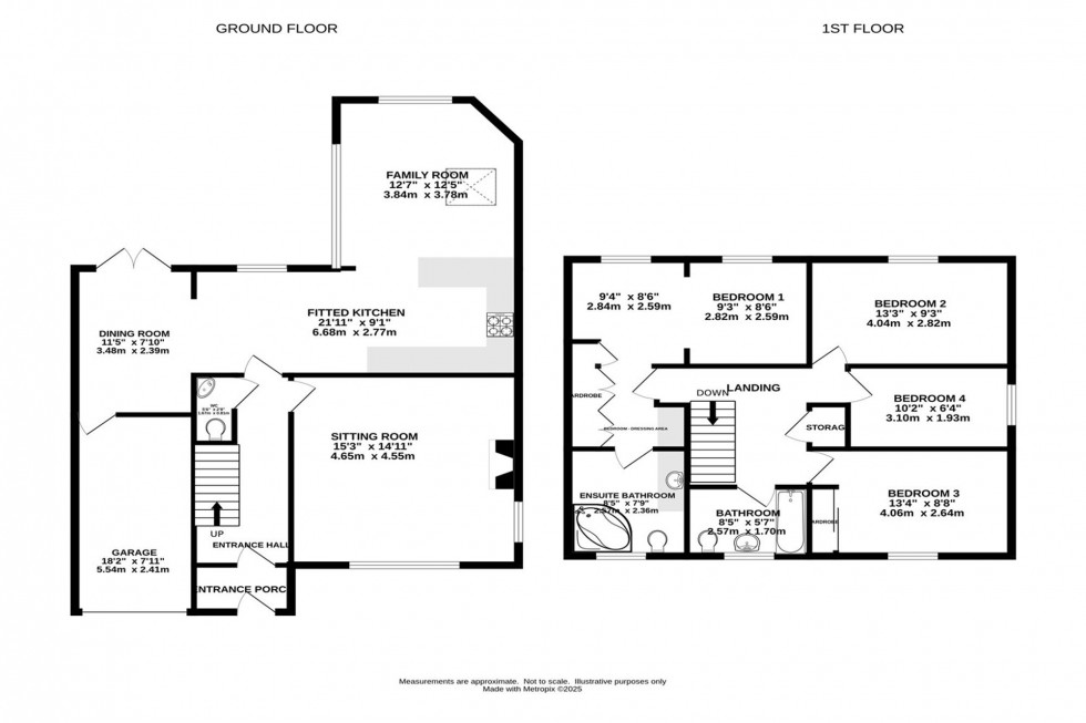 Floorplan for Meadow Close, Whaley Bridge, SK23