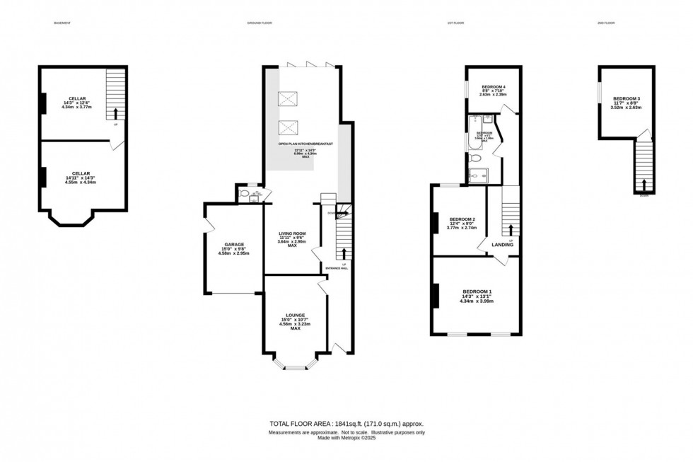 Floorplan for Norfolk Avenue, Stockport, SK4