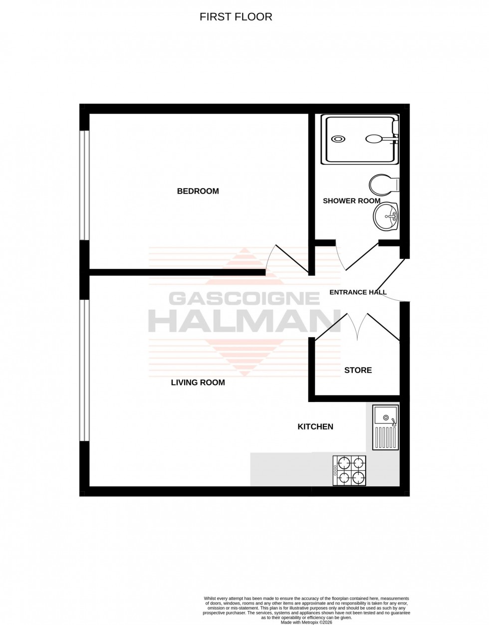 Floorplan for 126 Washway Road, Cheshire, M33