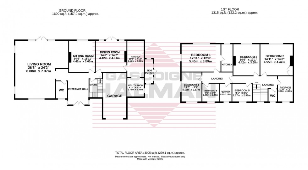 Floorplan for Chester Road, Cheshire, SK7
