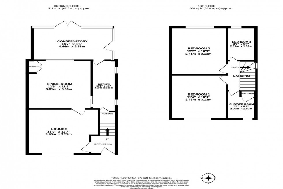Floorplan for Oak Grove, Poynton, SK12