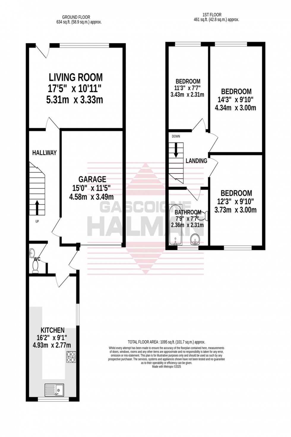 Floorplan for Wrenbury Drive, Cheadle, SK8