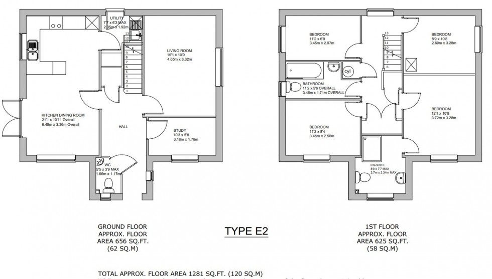 Floorplan for Sandford Road, Tarporley, CW6
