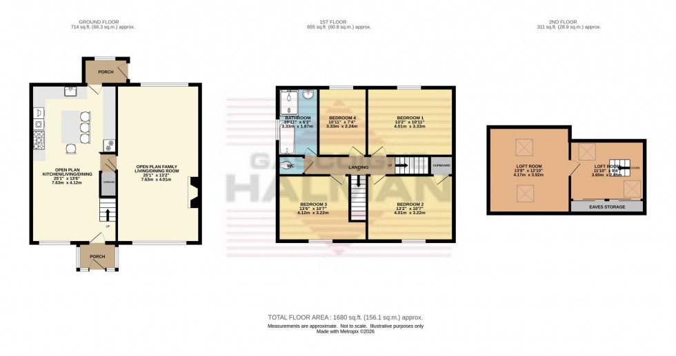Floorplan for Marple Road, Chisworth, SK13