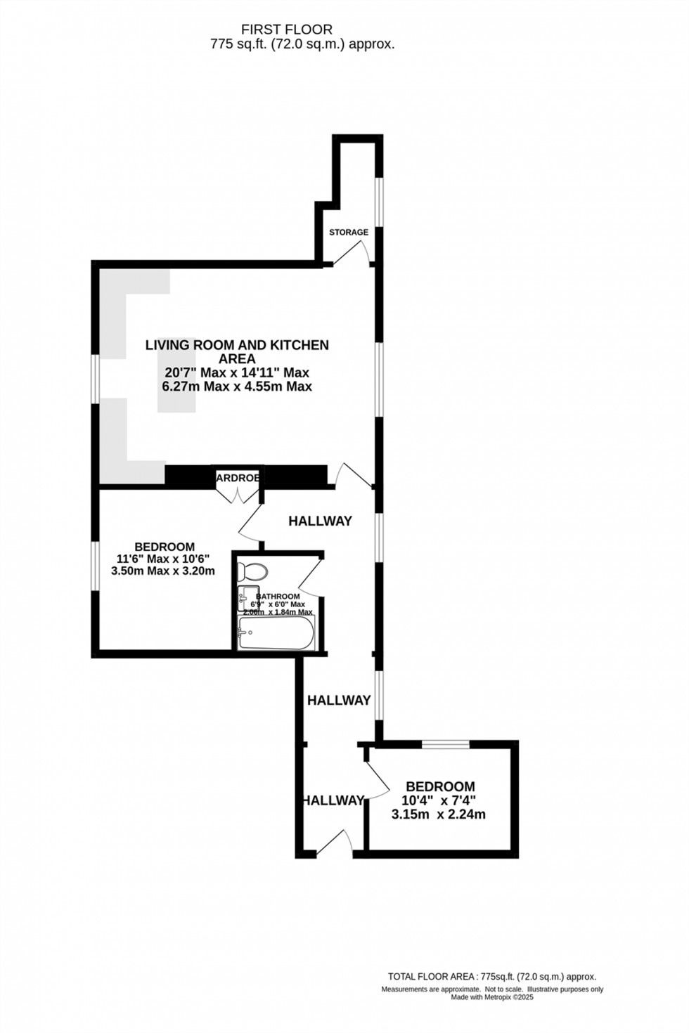 Floorplan for Stamford New Road, Altrincham, WA14