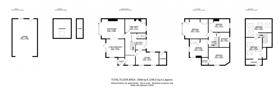 Floorplan for Start Lane, Whaley Bridge, SK23