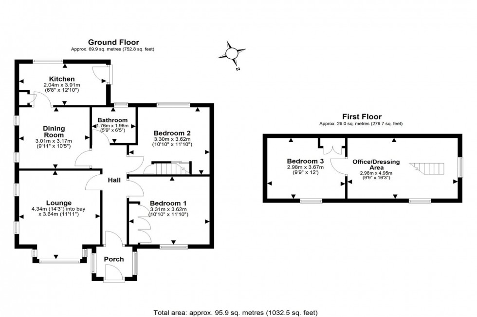 Floorplan for Nemos Close, Helsby, WA6