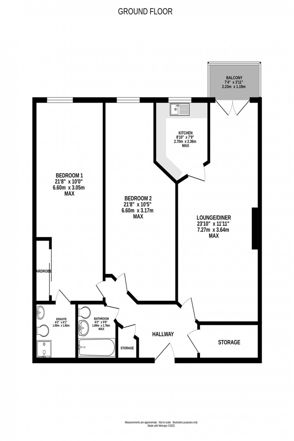 Floorplan for Nelstrop Road, Adlington House, SK4
