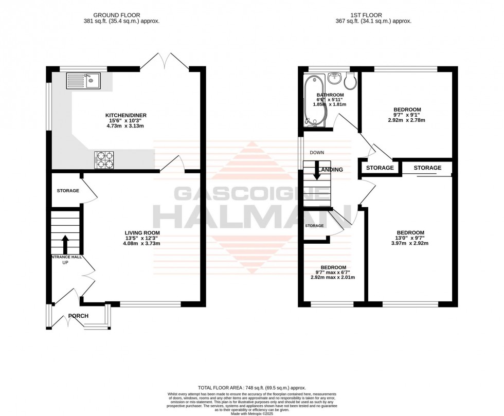 Floorplan for Newgate Road, Sale, M33