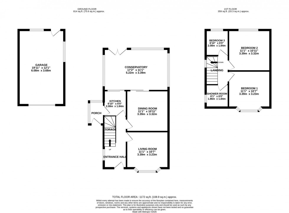 Floorplan for West Heath Grove, Lymm, WA13