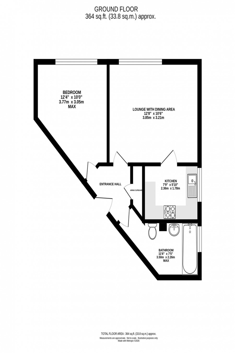 Floorplan for Kingsleigh Road, Stockport, SK4