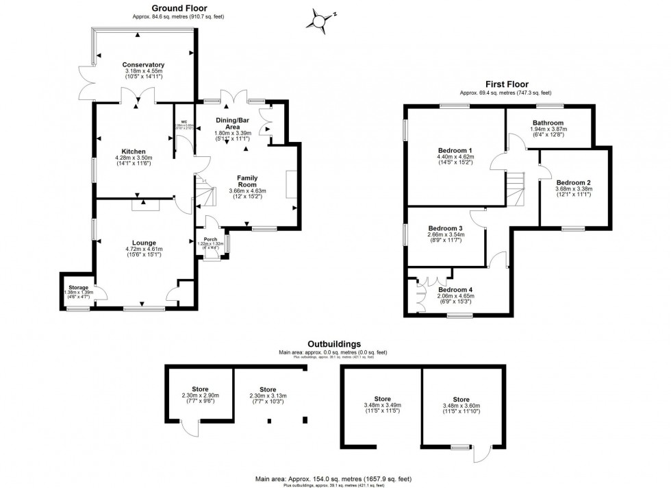 Floorplan for Chester Road, Cheshire, WA7