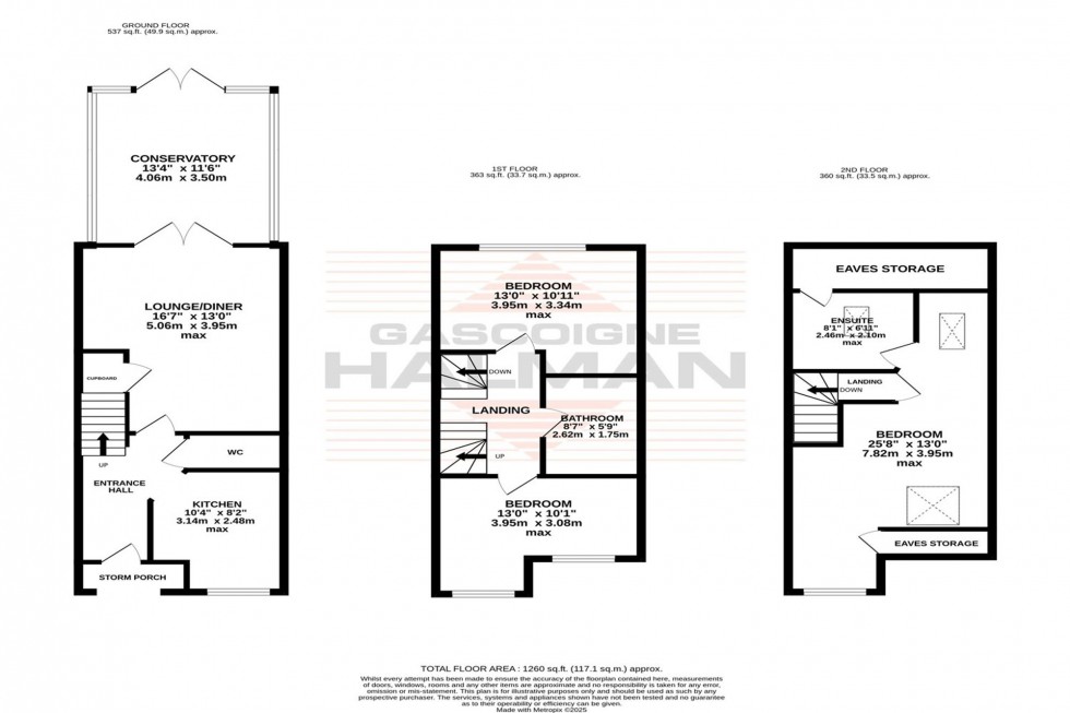 Floorplan for Northenden Road, Sale, M33