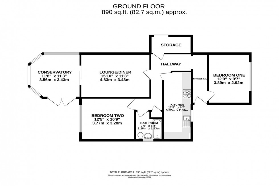 Floorplan for Egerton Road North, Stockport, SK4