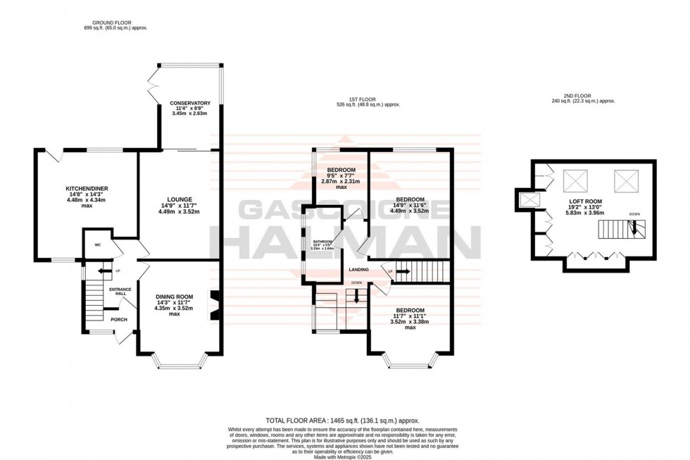 Floorplan for Wood Road, Sale, M33