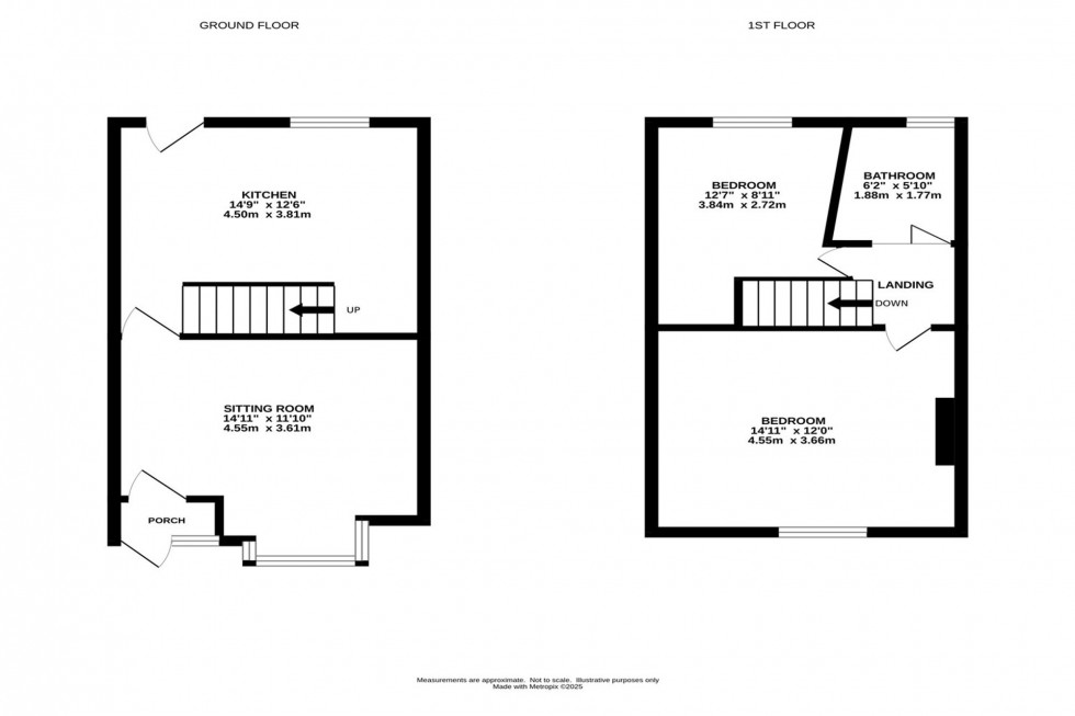 Floorplan for Laneside Road, New Mills, SK22
