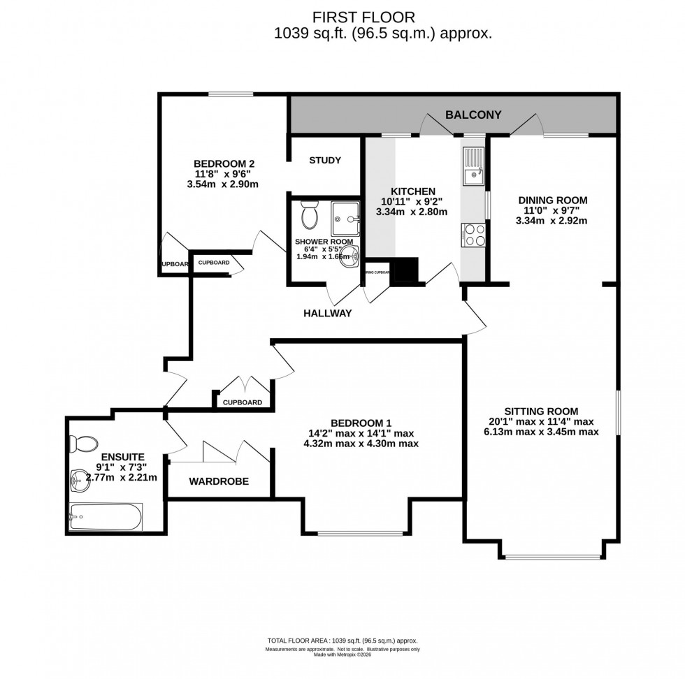 Floorplan for Shirleys Drive, Prestbury, SK10