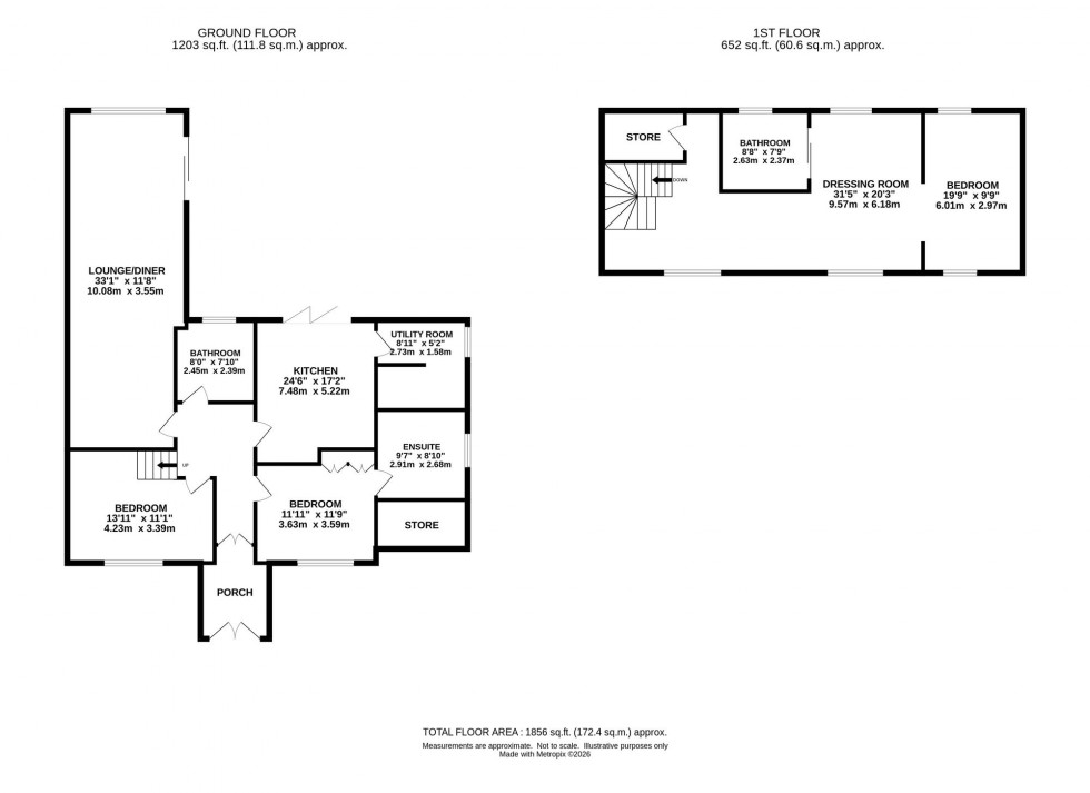 Floorplan for Lowes Lane, Gawsworth, SK11