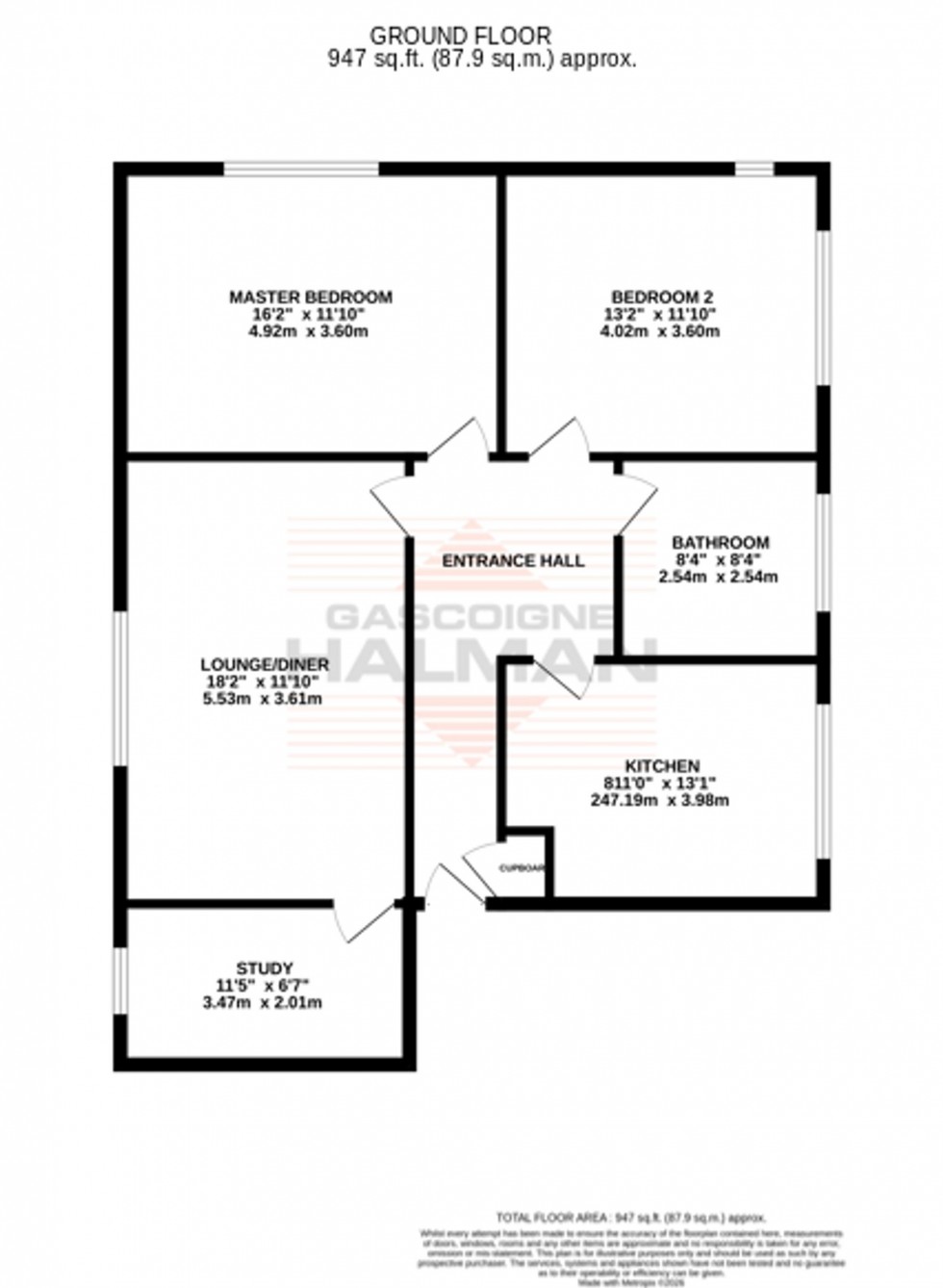 Floorplan for Marsland Road, Harewood Court Marsland Road, M33