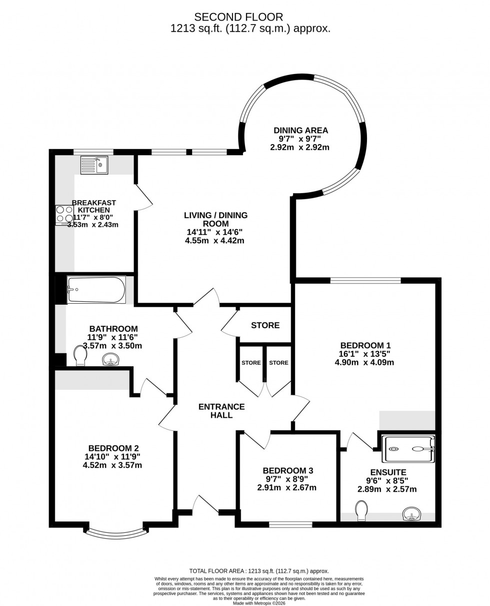 Floorplan for Church Street, Carrs Court Church Street, SK9