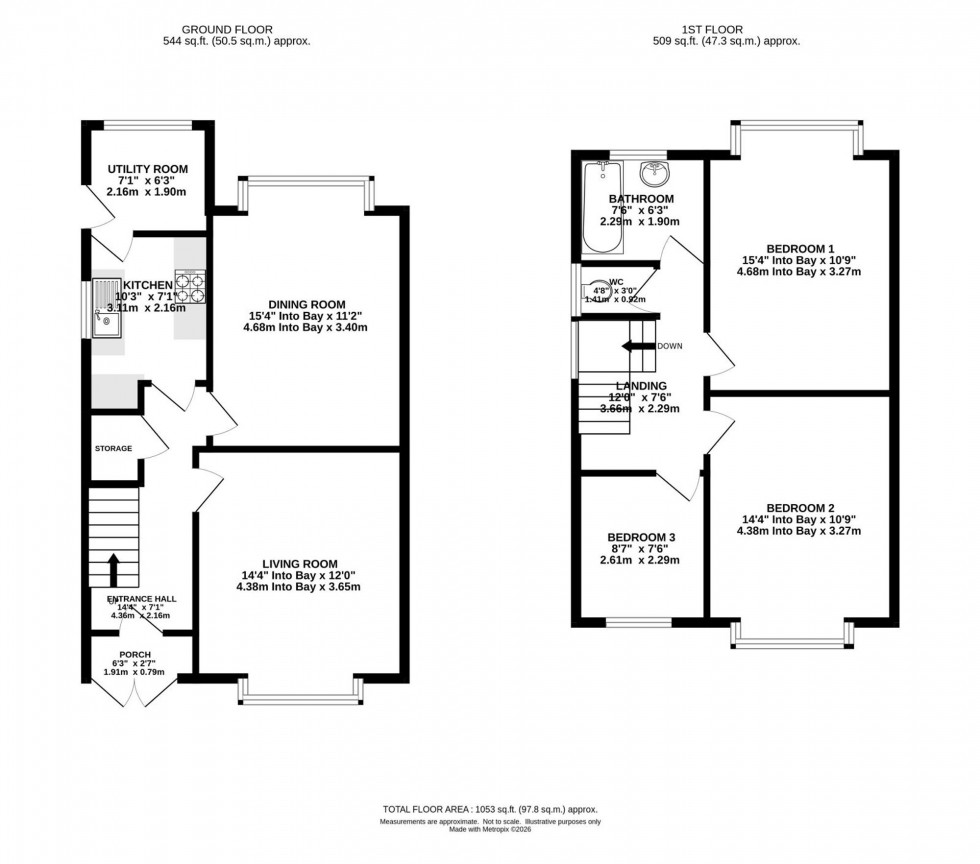 Floorplan for Fog Lane, Didsbury, M20