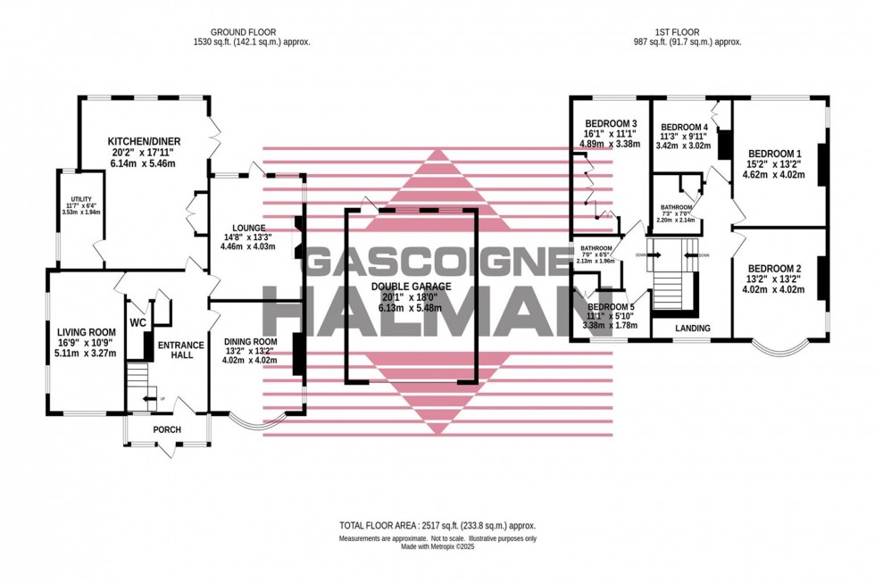 Floorplan for Grove Lane, Cheadle Hulme, SK8
