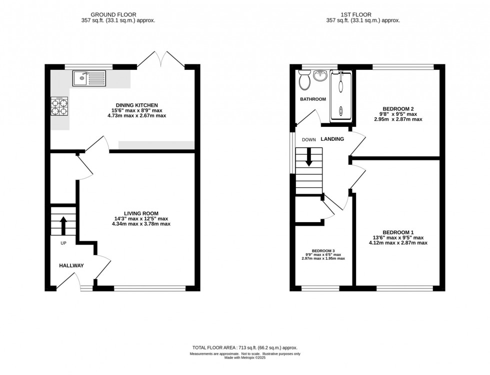 Floorplan for Keepers Close, Knutsford, WA16