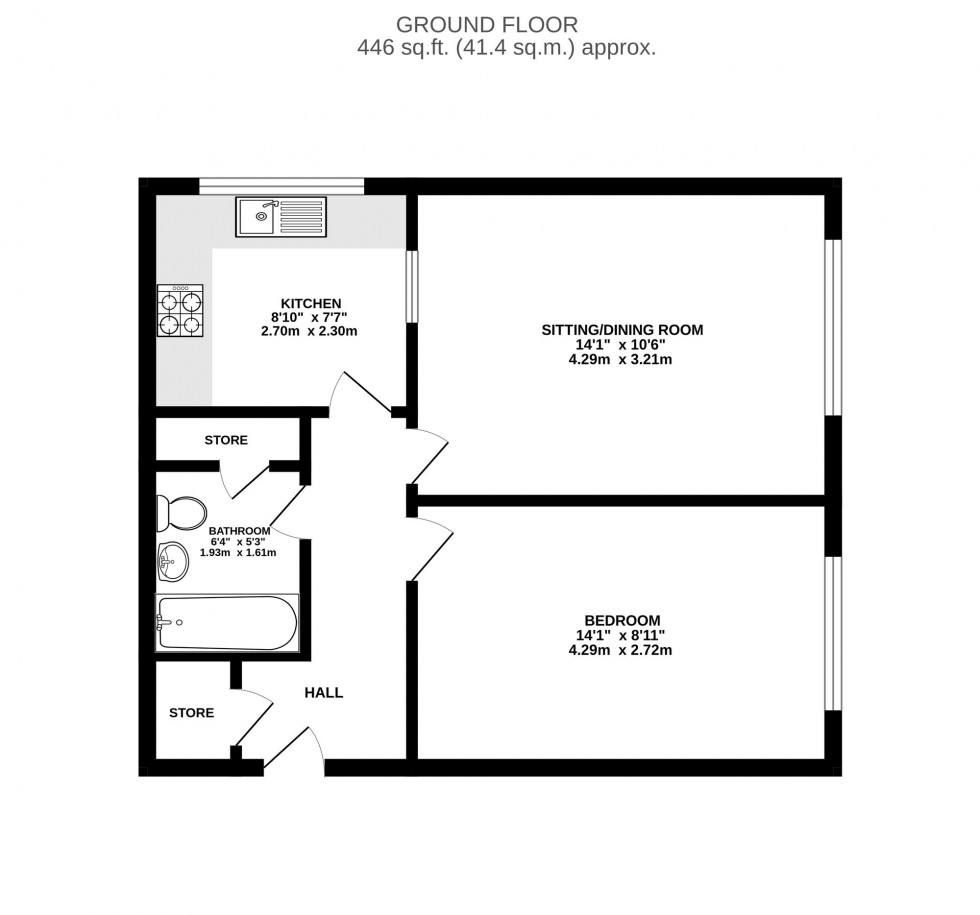 Floorplan for Cranbourne Road, Stockport, SK4