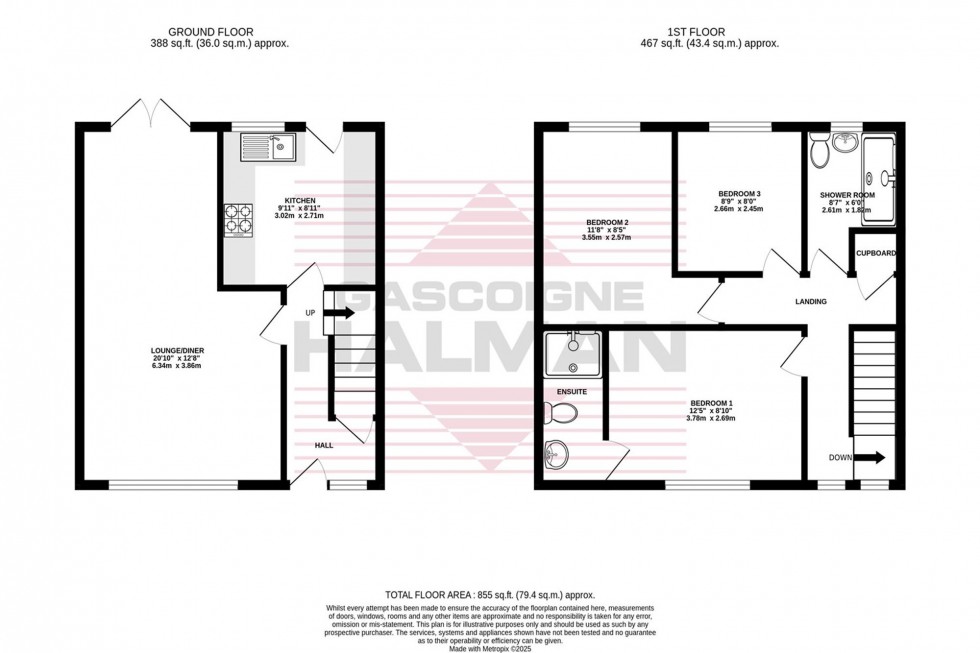 Floorplan for Bruntwood Lane, Heald Green, SK8
