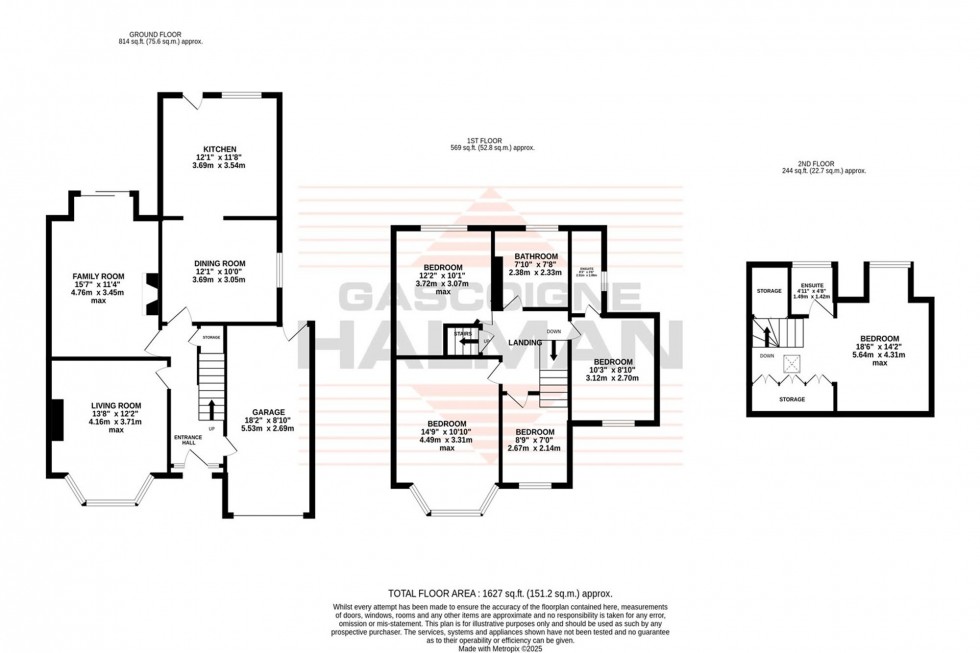 Floorplan for Westcourt Road, Sale, M33