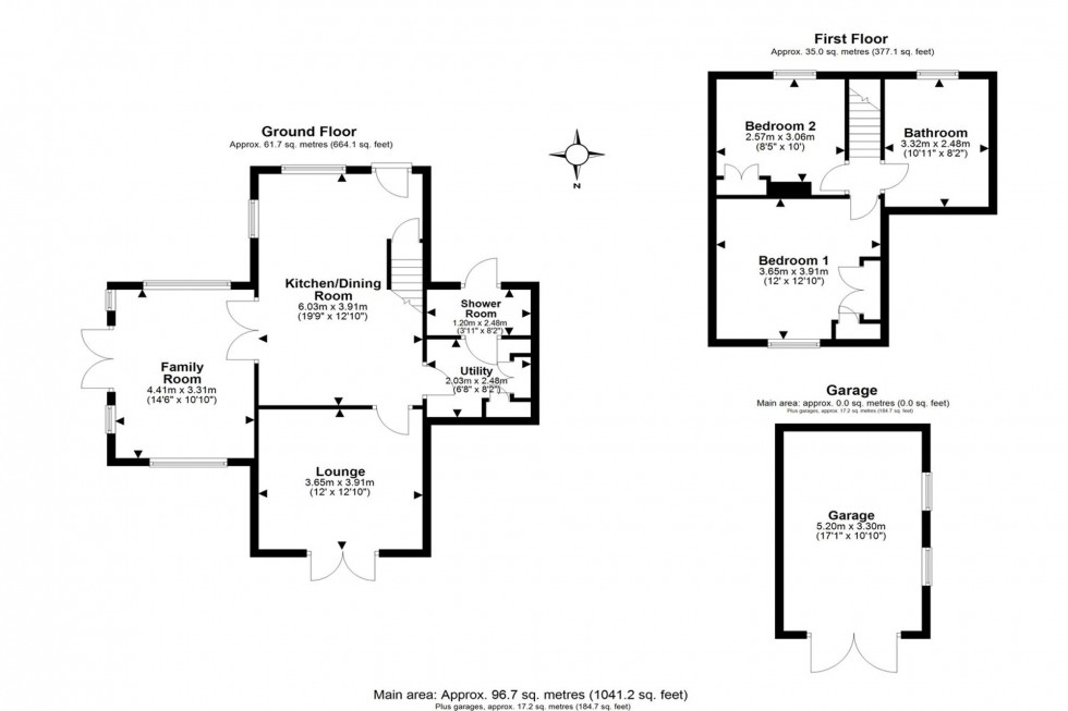 Floorplan for Station Road, Mouldsworth, CH3