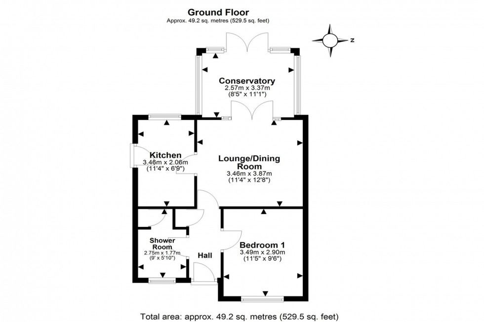Floorplan for Withy Close, Frodsham, WA6