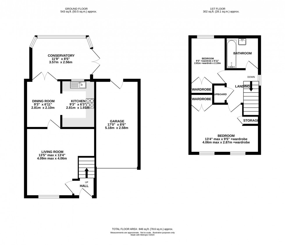 Floorplan for Bessancourt, Holmes Chapel, CW4