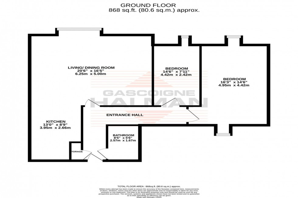 Floorplan for The Pines, Sale, M33