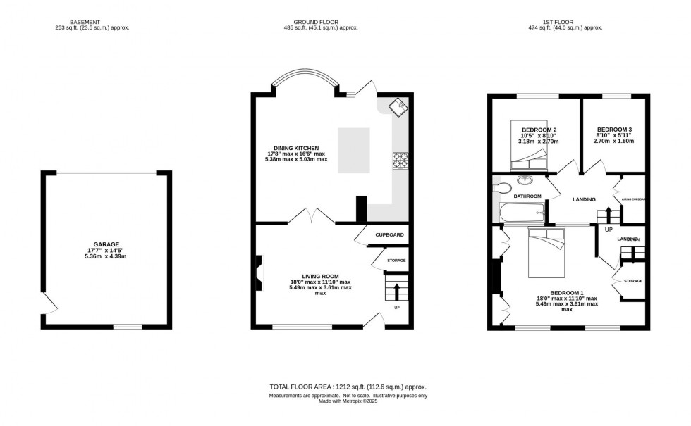 Floorplan for Stocks Lane, Over Peover, WA16