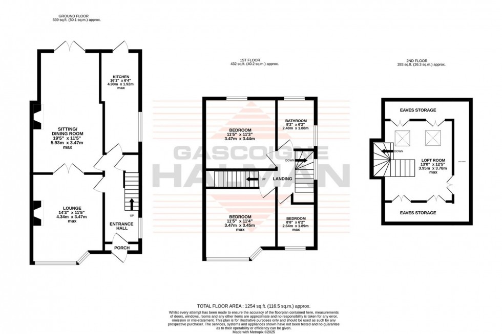 Floorplan for Ollerton Avenue, Sale, M33