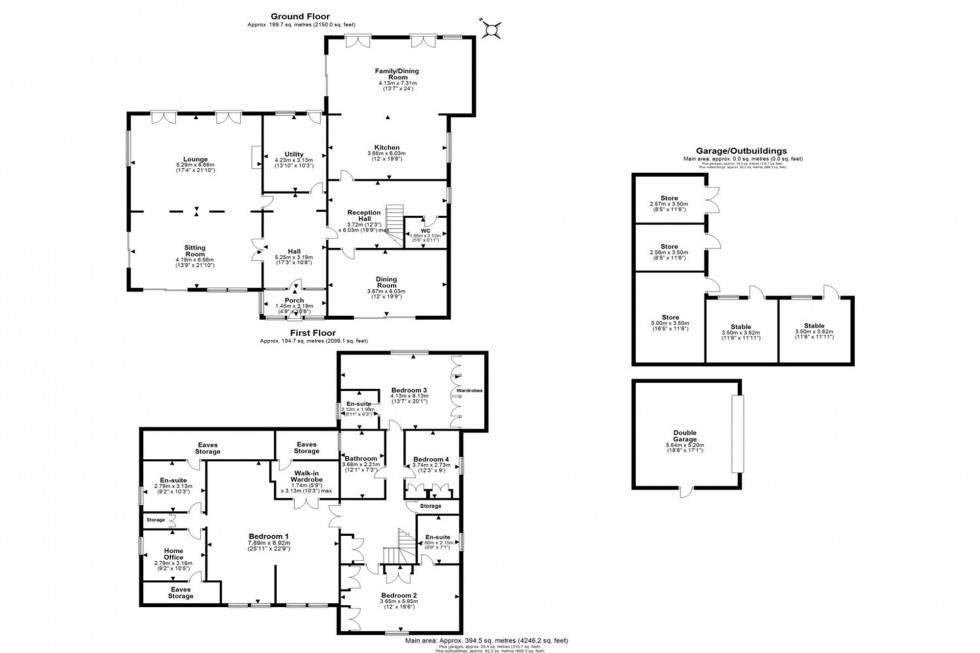 Floorplan for Dobers Lane, Frodsham, WA6