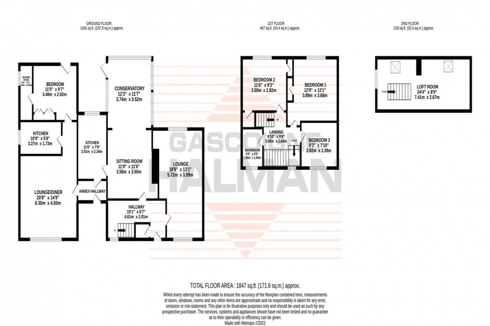 Floorplan for Broad Road, Sale, M33
