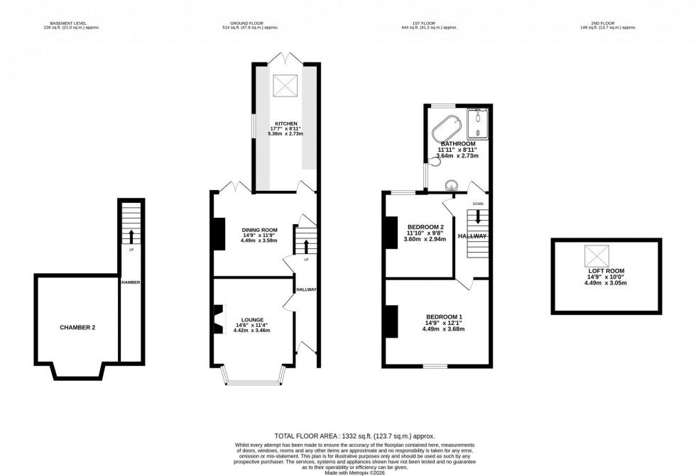 Floorplan for The Grove, Sale, M33