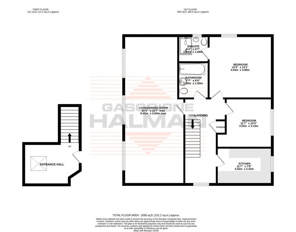 Floorplan for Queens Road, Sale, M33