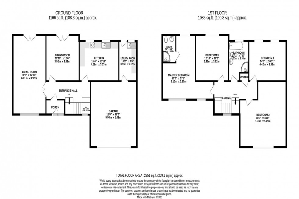 Floorplan for Foxley Close, Lymm, WA13