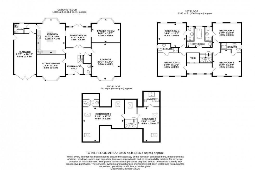 Floorplan for Millway, Hale Barns, WA15